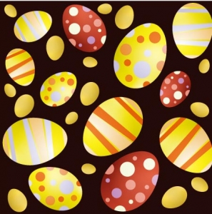 Easter eggs vector