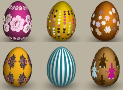 Easter eggs design