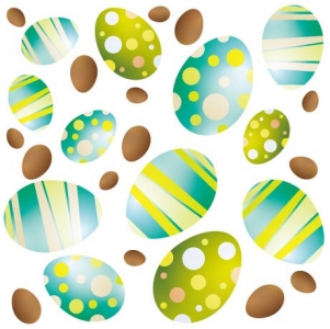 Easter eggs vector