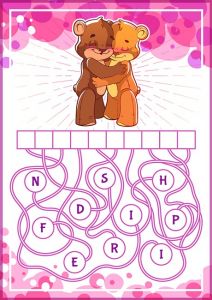 Educational puzzle game with cute bears.