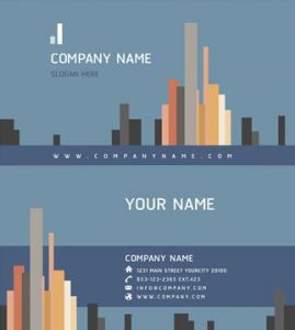 Elegant business cards vectors