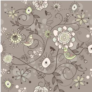 Elegant floral patterns vector