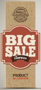 Big sale clearence vector