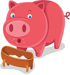 Pig vector cartoon