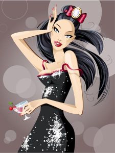 Fashion seductive girls vectors