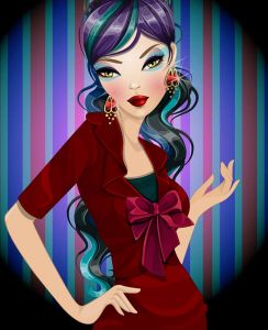 Fashion seductive girls vectors