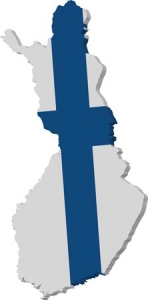 Finland vector map