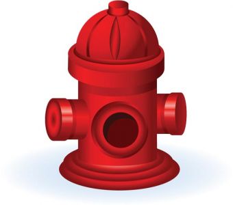 Fire safety tools vector