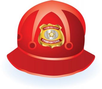 Fire safety tools vector