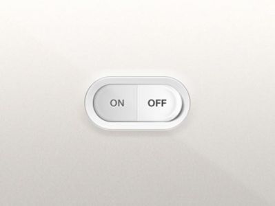 Flat switch buttons for Photoshop