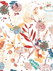 Floral vector template