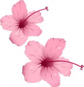 Floral vector template