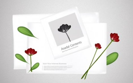 Flower album template