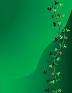 Flowers with leafs vector design