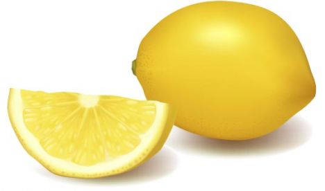 Fresh lemon vector design