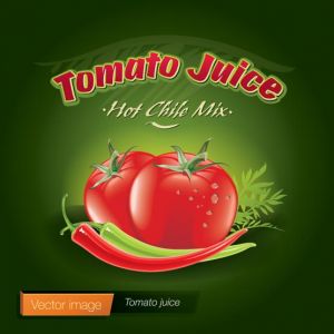 Freshly squeezed fruit and vegetable juices vectors