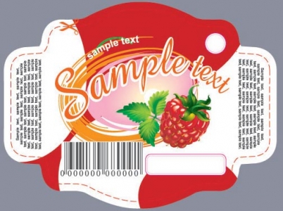 Fruit sticker design