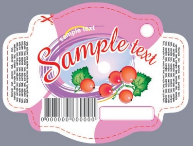 Fruit sticker design