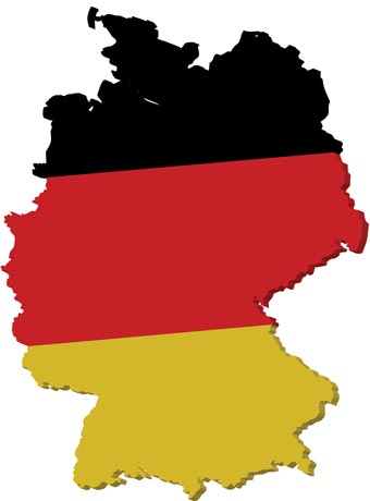 Germany vector map