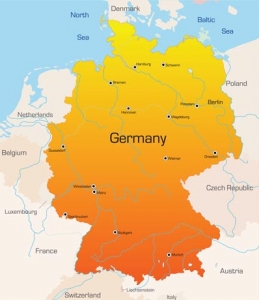 Germany vector map