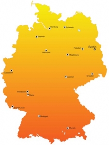 Germany vector map