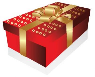 Gift box vector design
