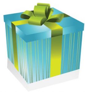 Gift box vector