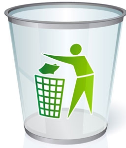 Glass bin vector