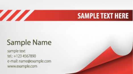 Business cards vector models