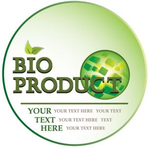 Bio product label template