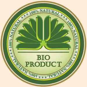 Green eco label vector template