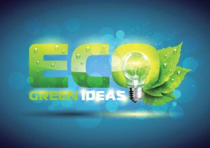 Green eco vector templates
