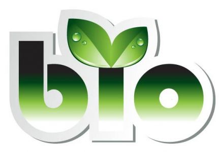 Green bio label vector