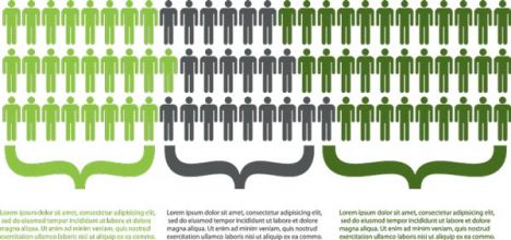 green-infographics-charts-vector4