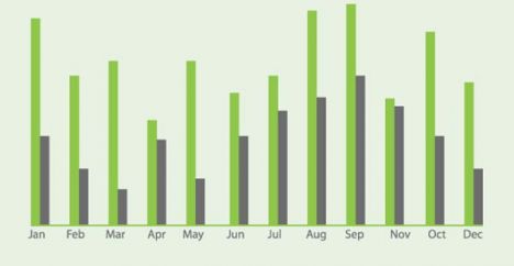 green-infographics-charts-vector5