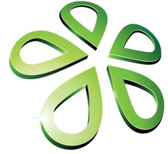 Green vector logo template
