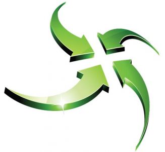 Green vector logo design