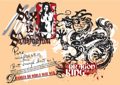 Grunge urban style vector