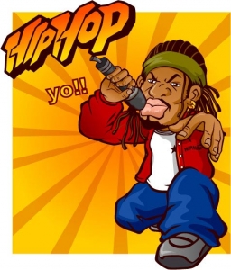 Hip hop vector characters design expression