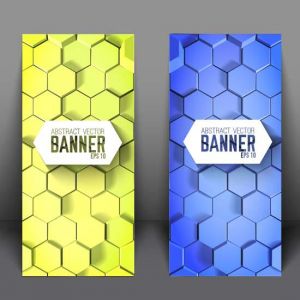 Modern design. Business banner set