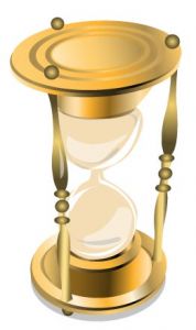 Hourglass vector template