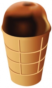 Ice cream vector template