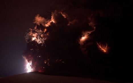 Iceland volcano eruption