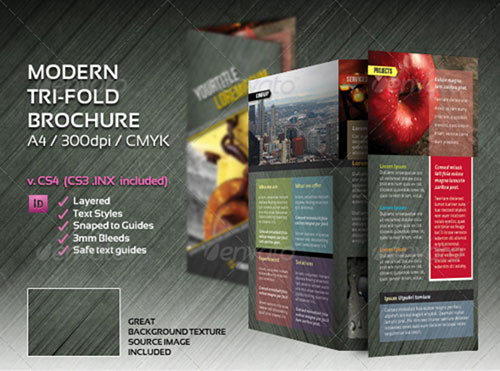 Tri Fold Brochure Indesign Template Free from www.vector-eps.com