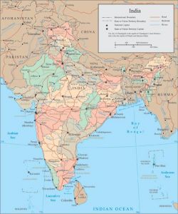 India vector maps