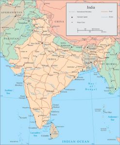 India vector maps