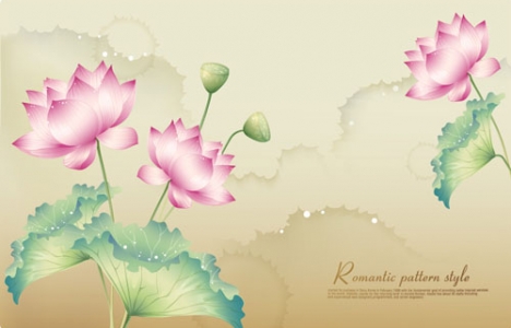 Lotus vector banner