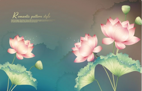 Lotus vector banner