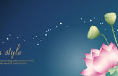 Lotus vector banner