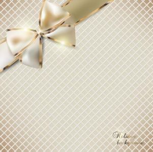 Luxury cards bows vector